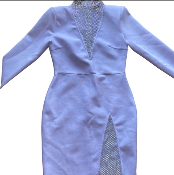 Beginning to Wonder Bandage Mini Dress mesh - Picture 5 of 7